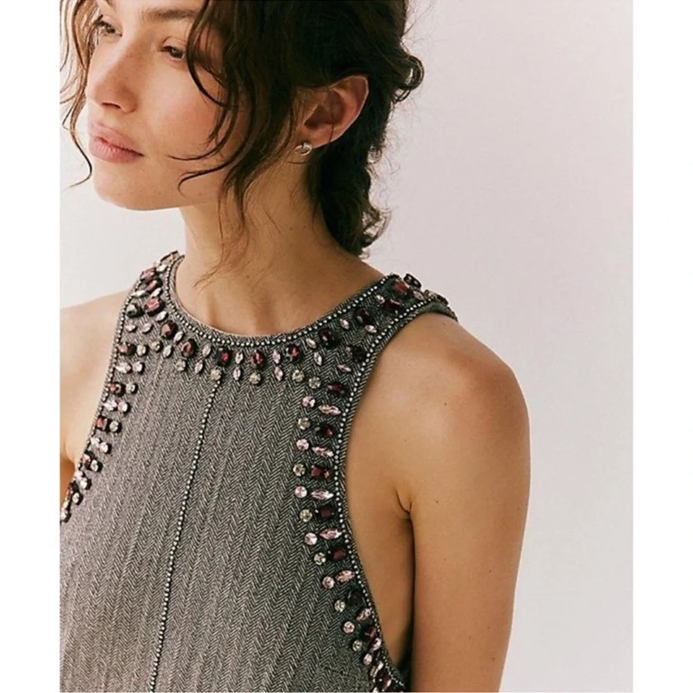 Free People "You're A Gem Mini Dress" - Picture 6 of 14